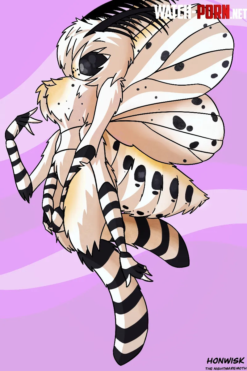 Ermine Moth Fursona OC by Nightmaremoth