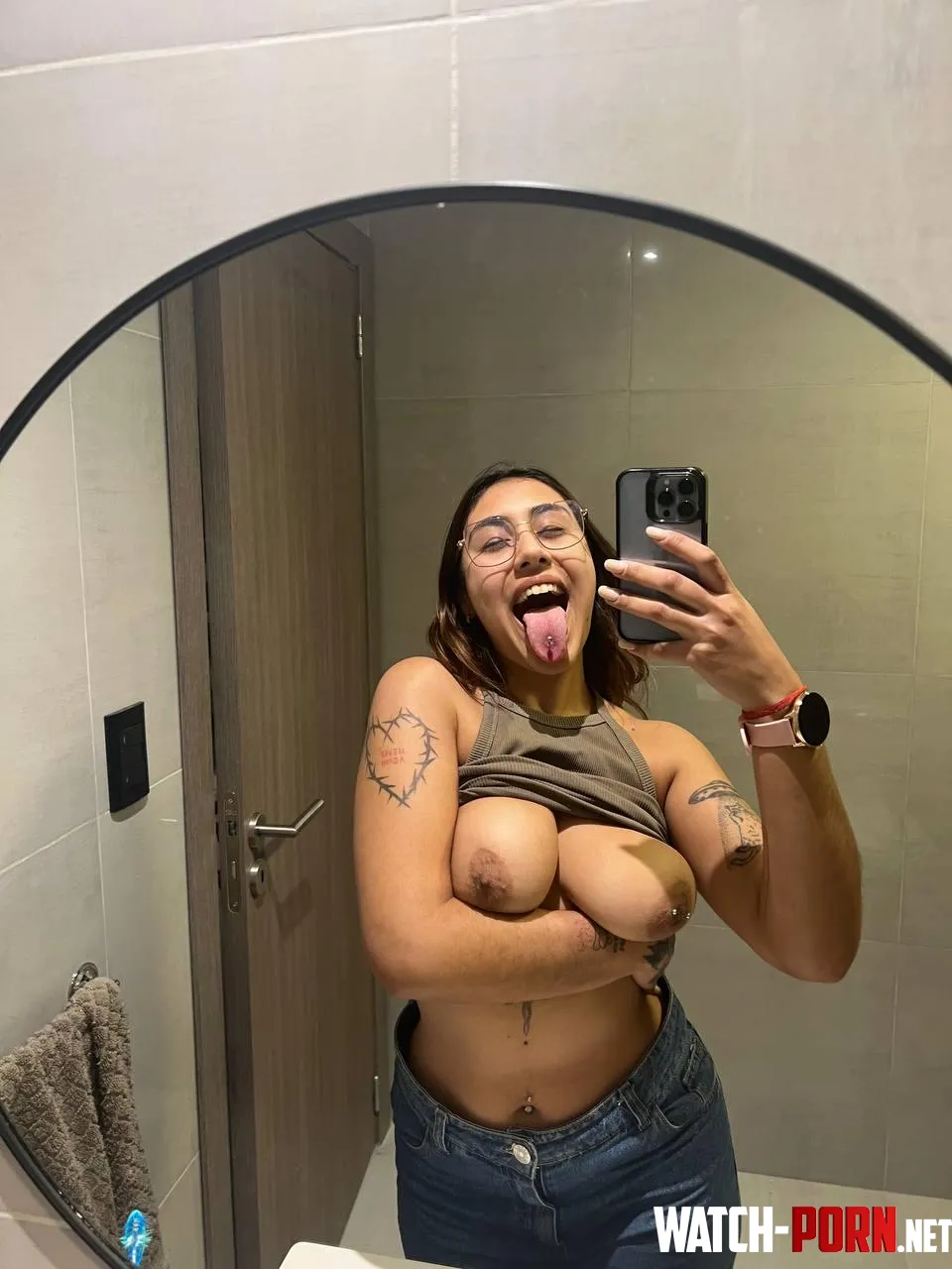 its friday so heres a mirror selfie with my tits out by flora_OFxo