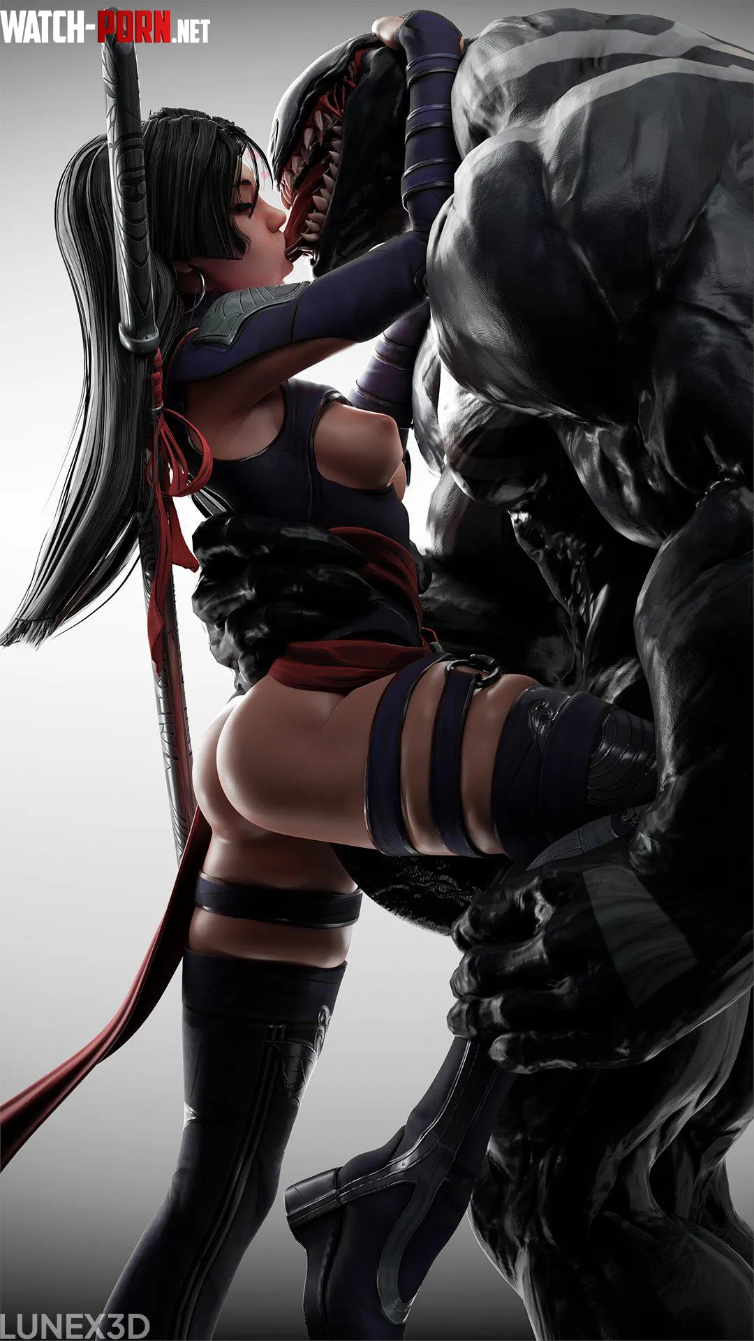 Psylocke amp Venom LuneX3D Marvel Rivals by EroMestre