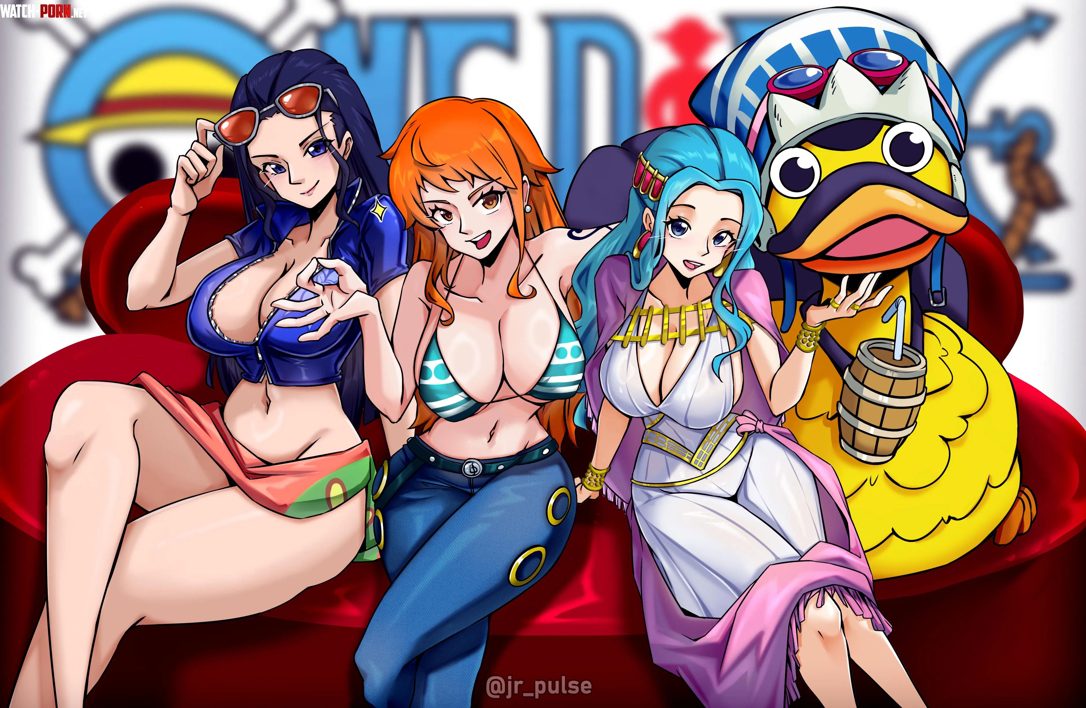 Robin Nami Vivi jrpulse One Piece by No_Stay_7237