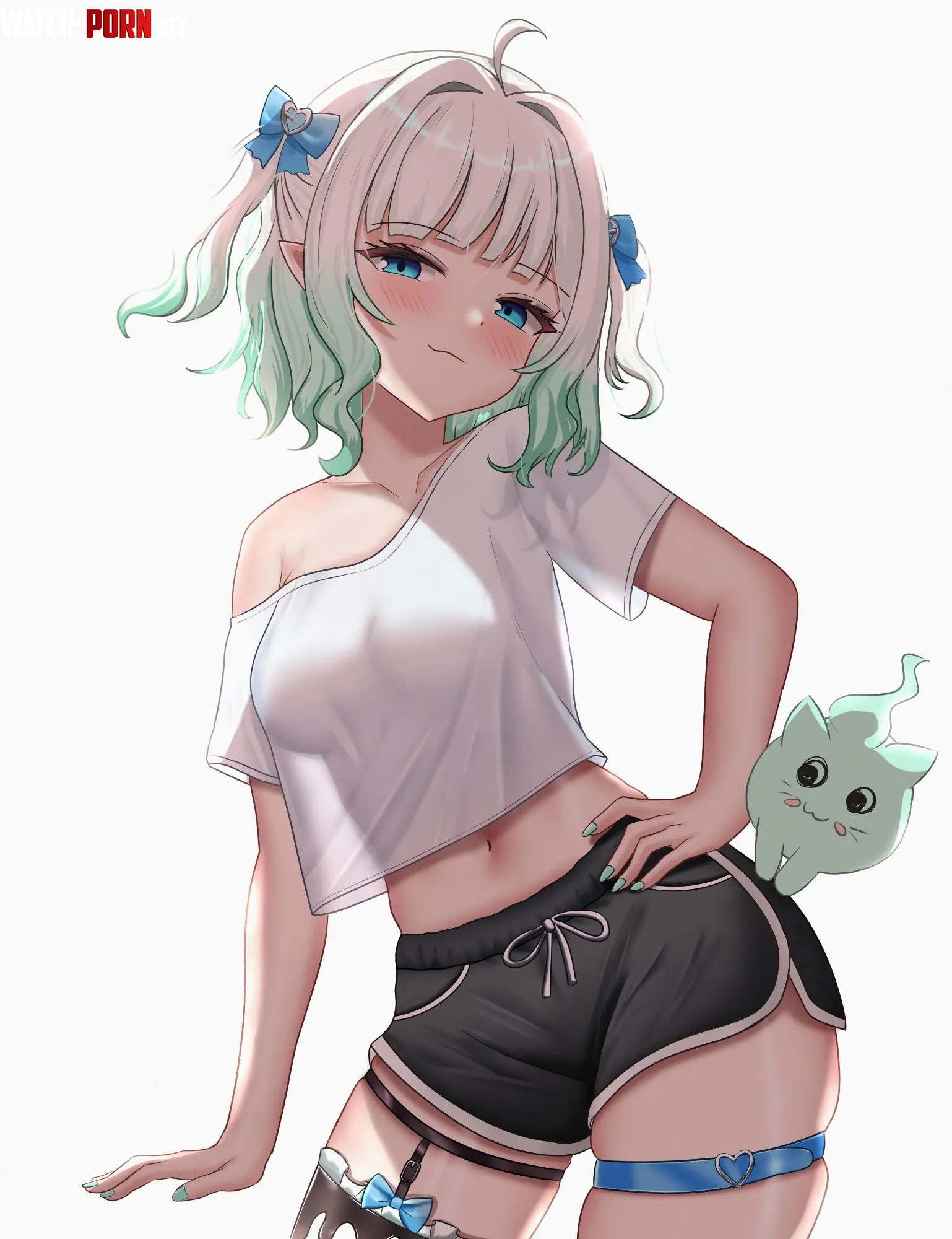 Mint Fantme Indie VTuber by mollylooli