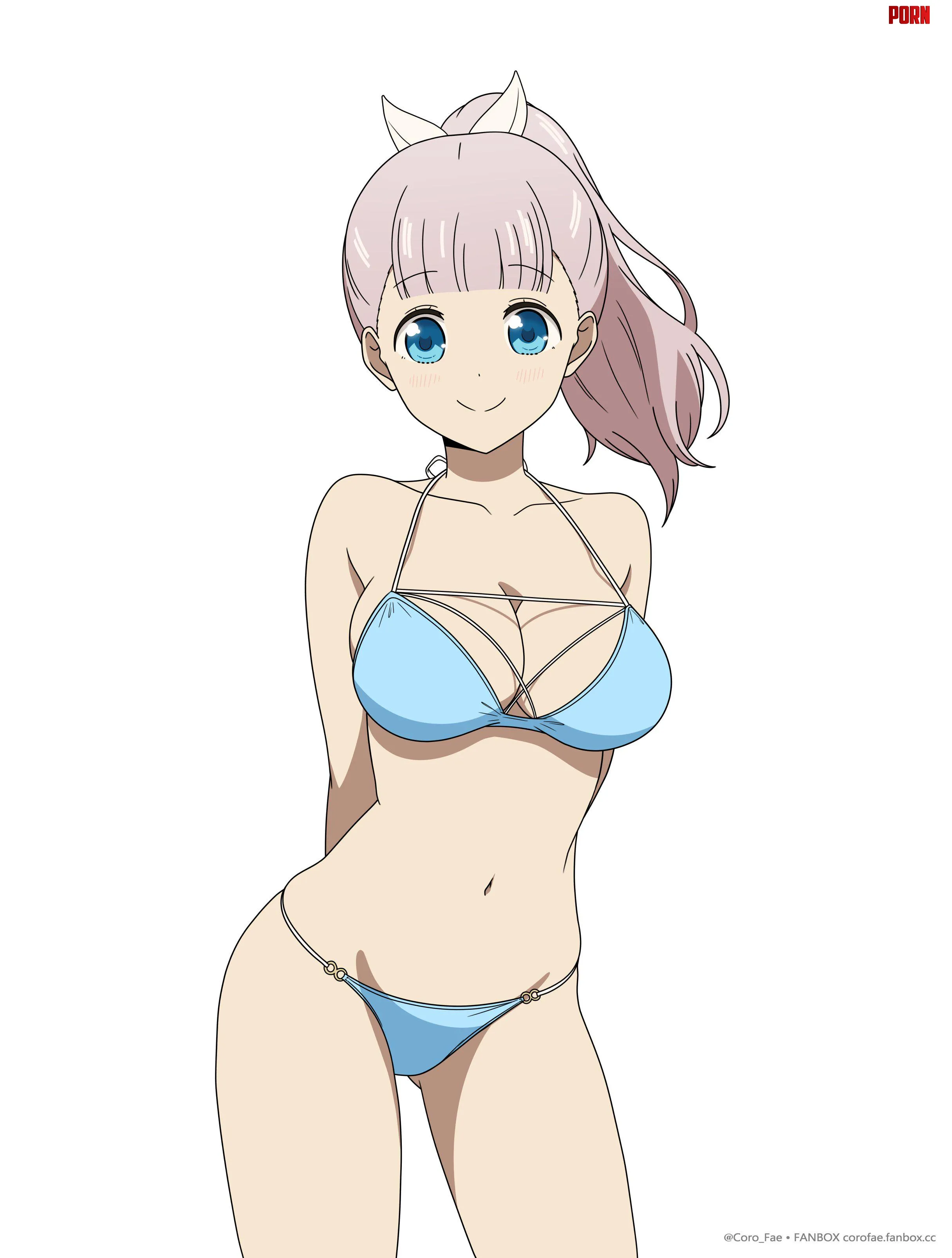 Chika Posing In Her Blue Bikini KaguyaSama Love Is War by Csxc