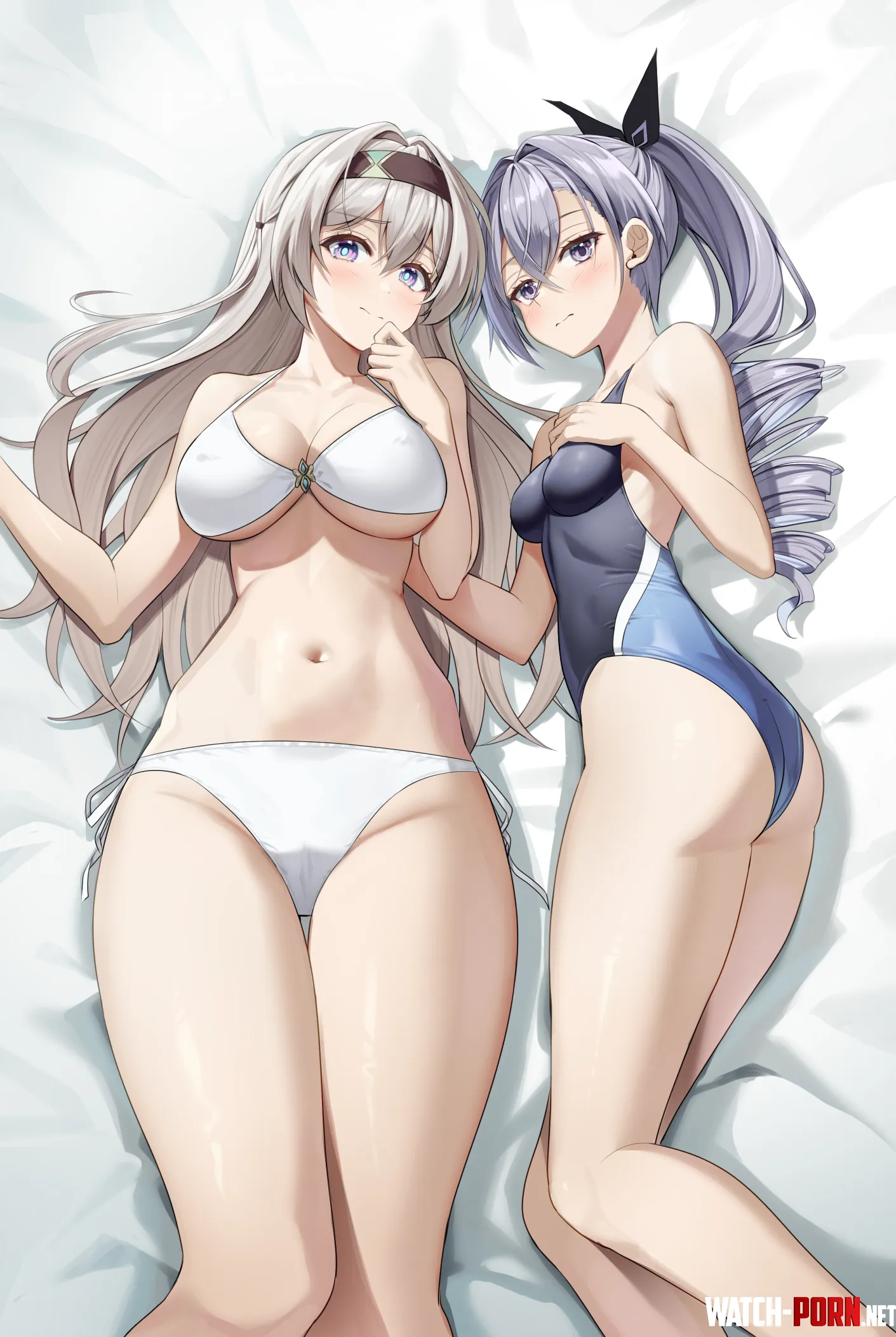 Bikini Firefly and School Swimsuit Silver Wolf Honkai Star Rail by Lovelycuttte