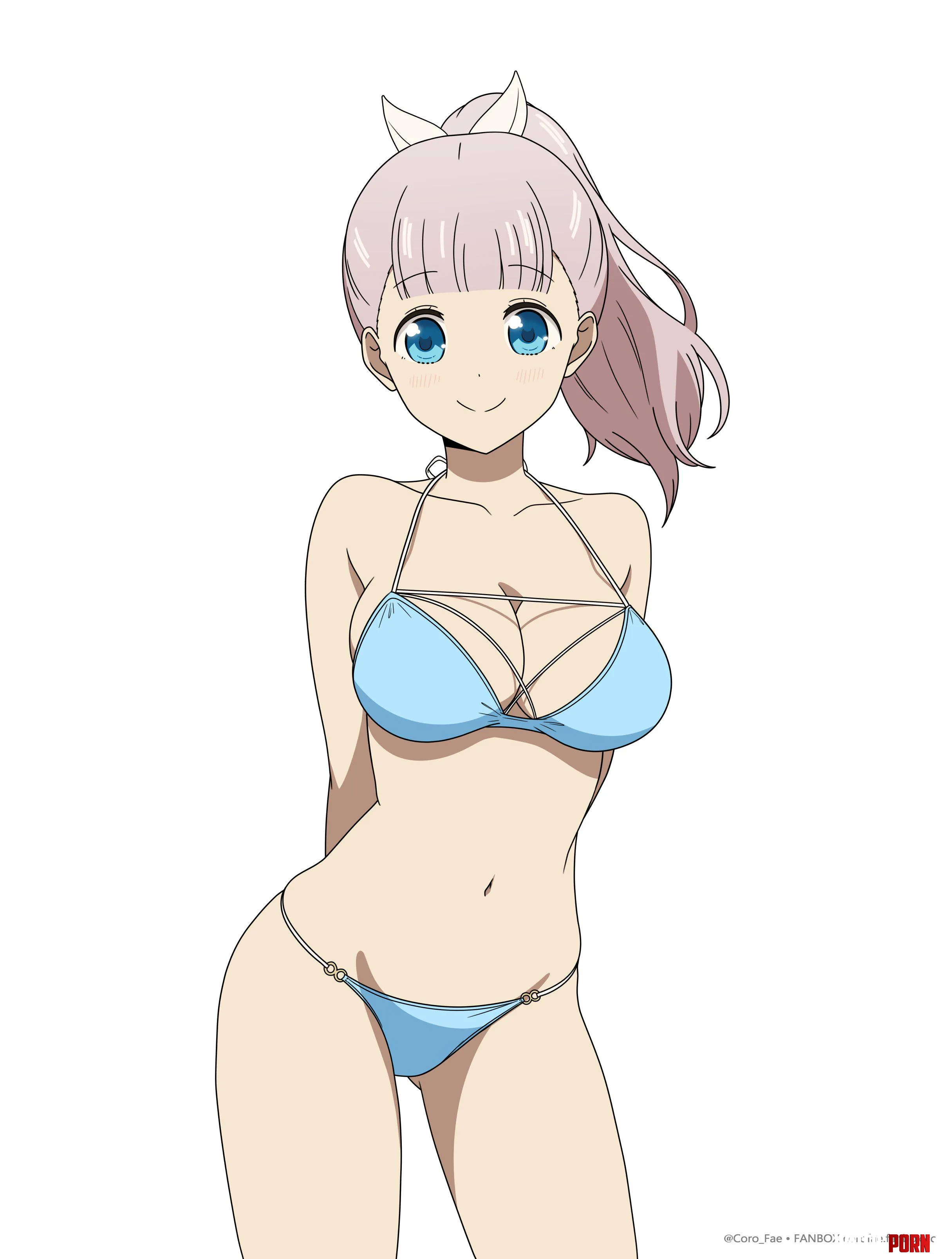 Chika Posing In Her Blue Bikini KaguyaSama Love Is War by Csxc