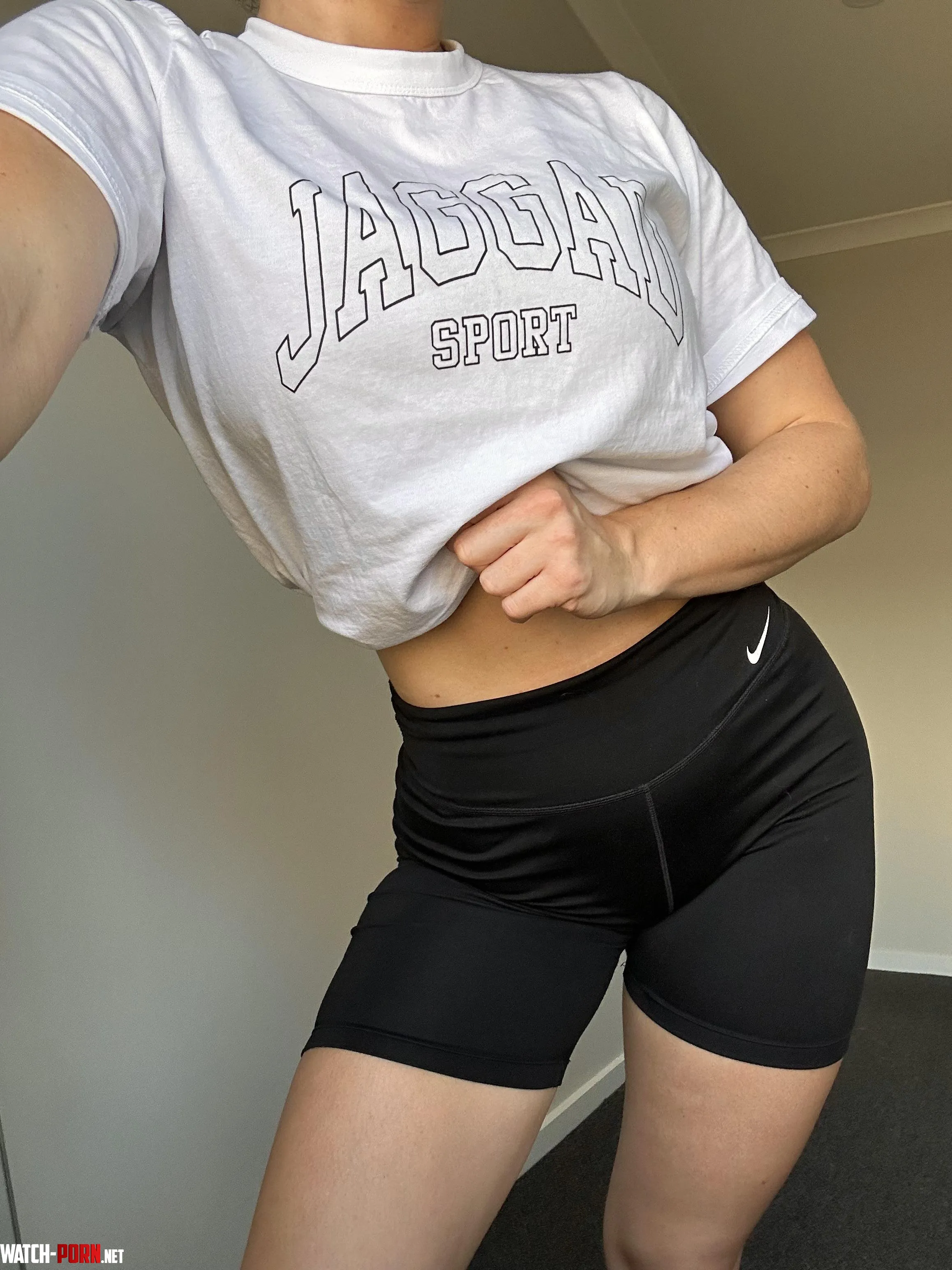 Thighs in Nike leggings  by annamays91