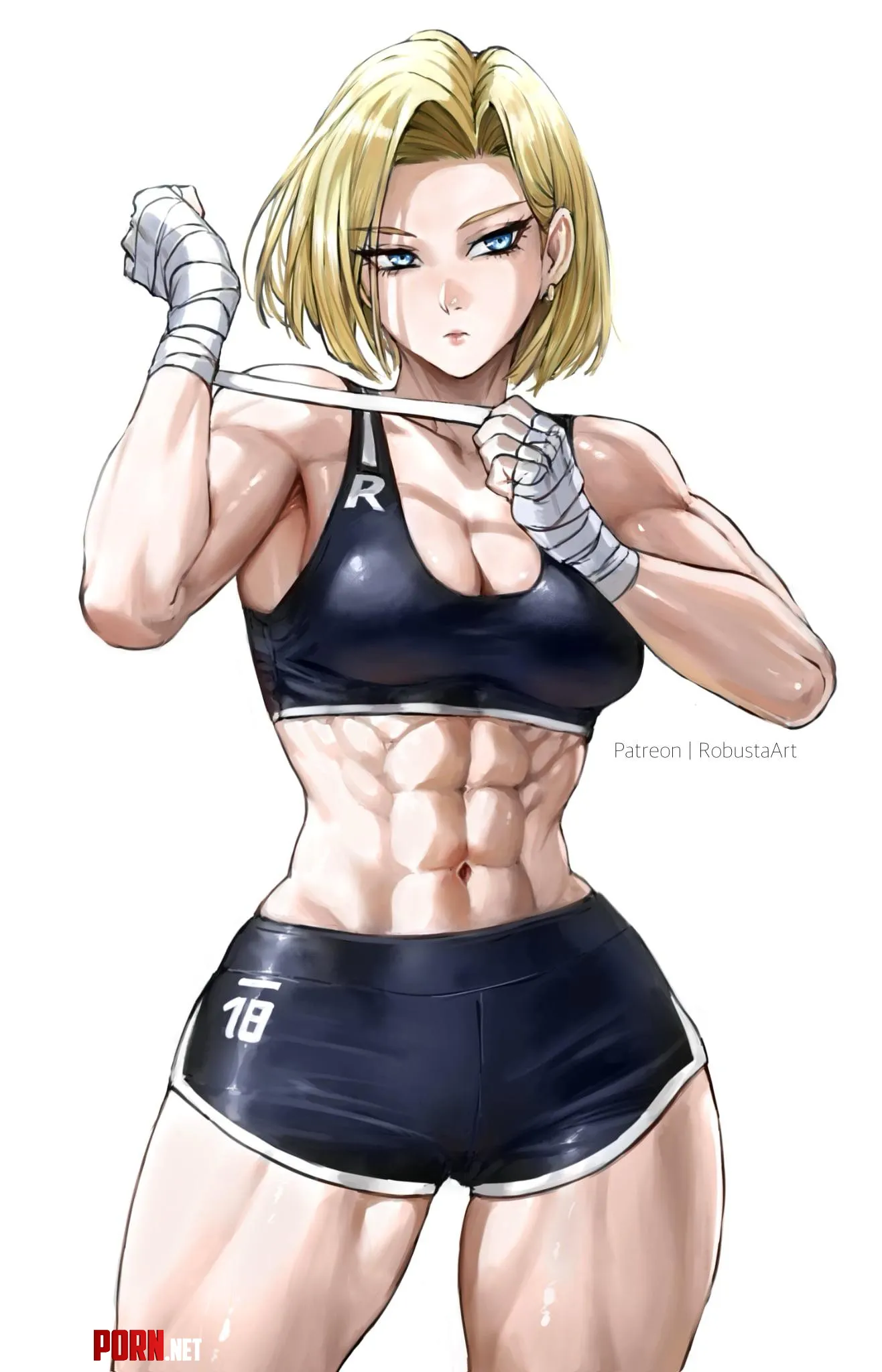 Android 18 Dragon Ball Z RobustaArt by A_MASSIVE_PERVERT