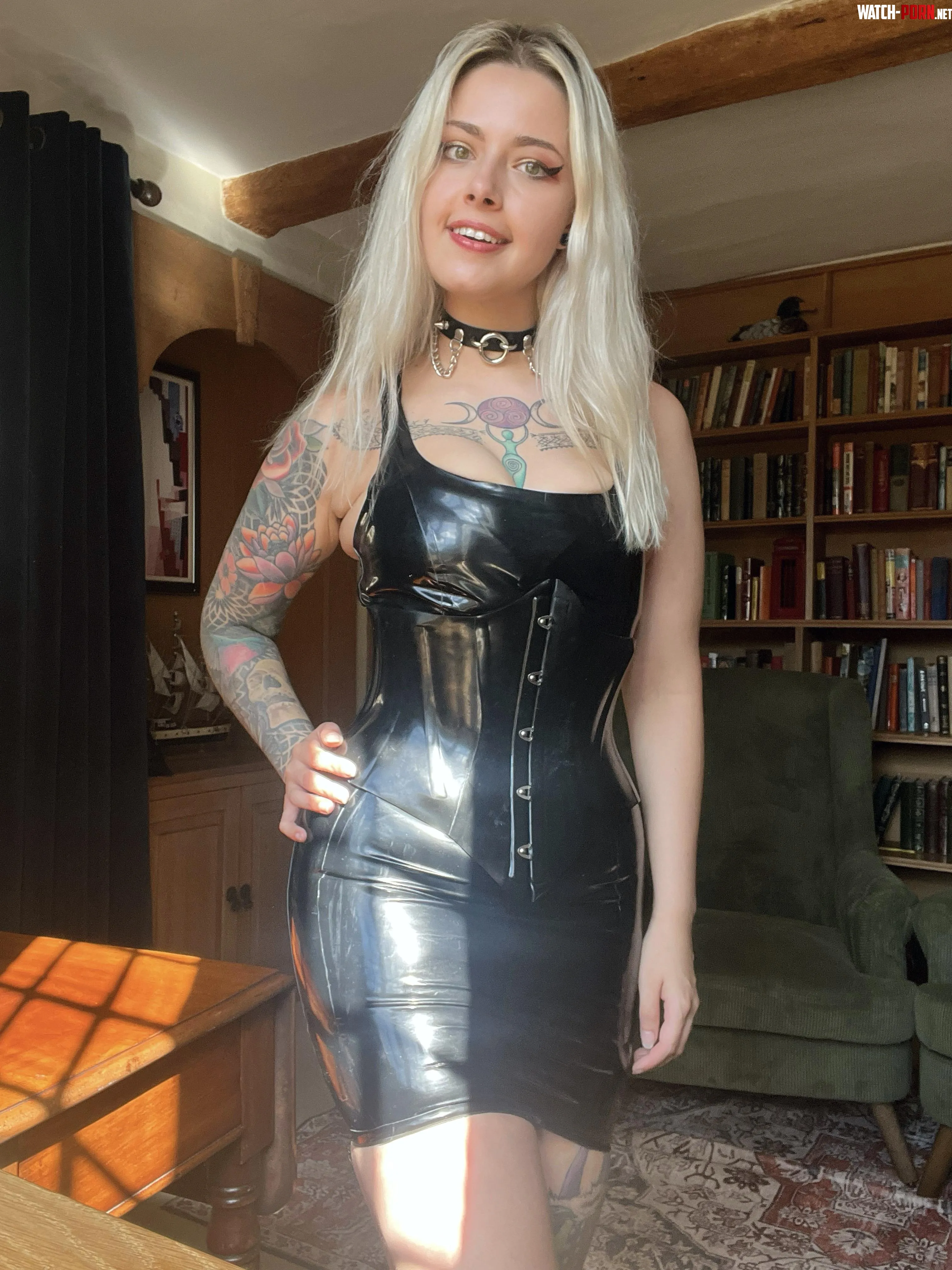 Not the shiniest outfit but it has a very useful zip  by MistressMercyxoxalt