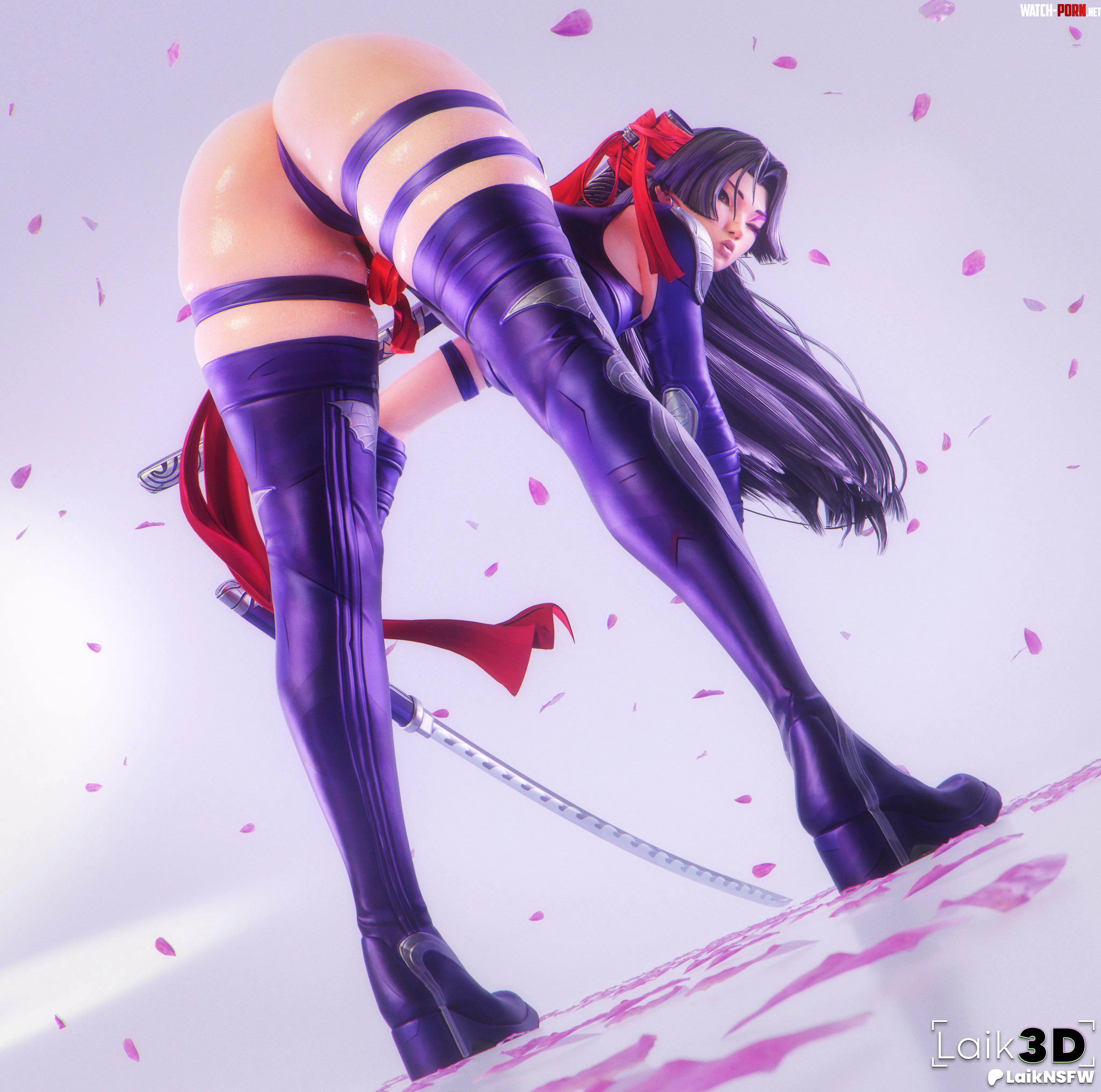 Psylocke  Training Laik3D Marvel Rivals by EroMestre