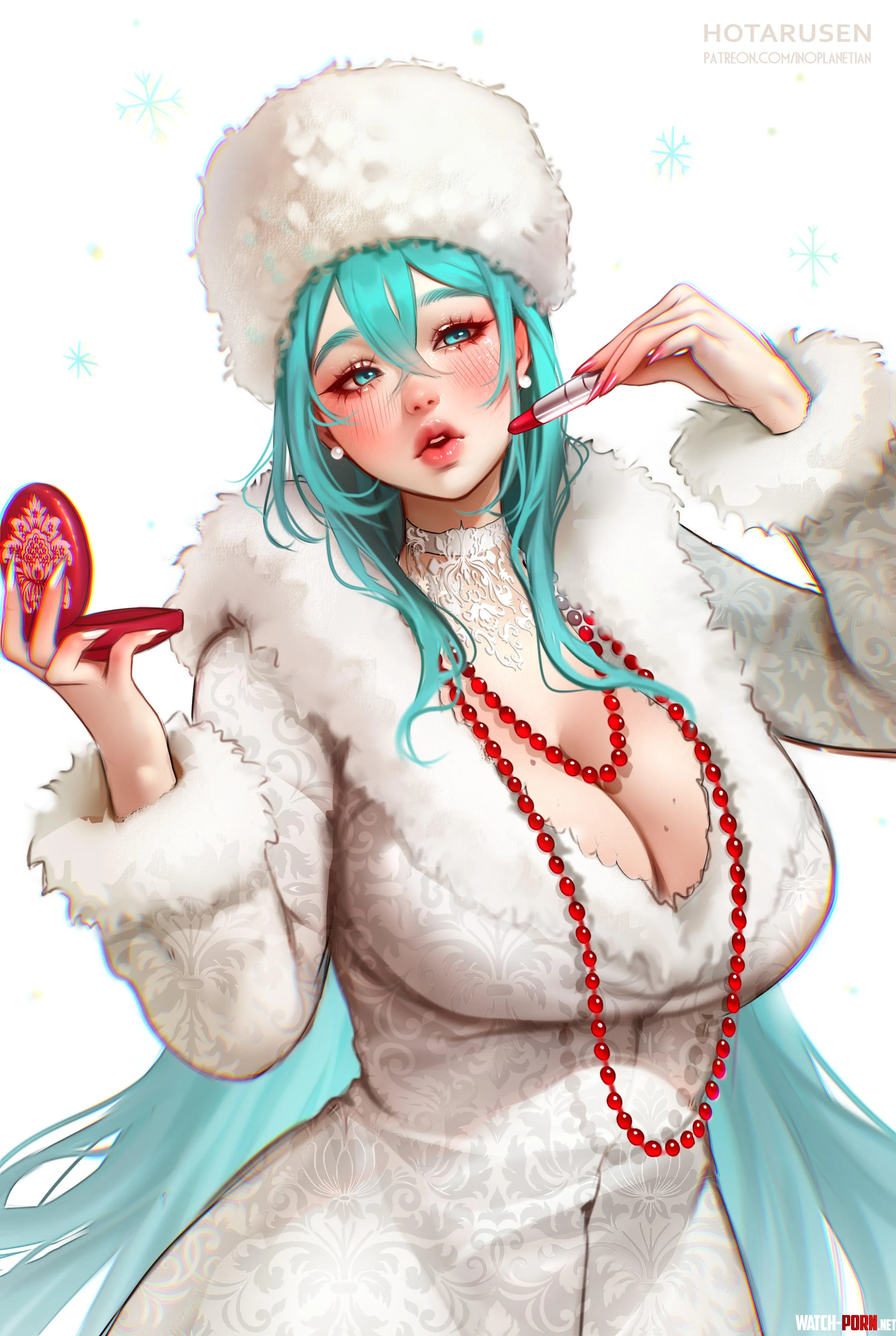 Fancy Slavic Miku Vocaloid HotaSen by MartyrOfDespair