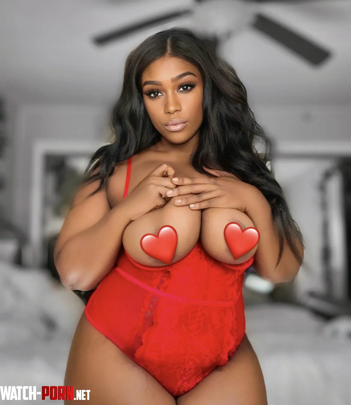 my fav lil red lingerie outfit by kennedydavisof