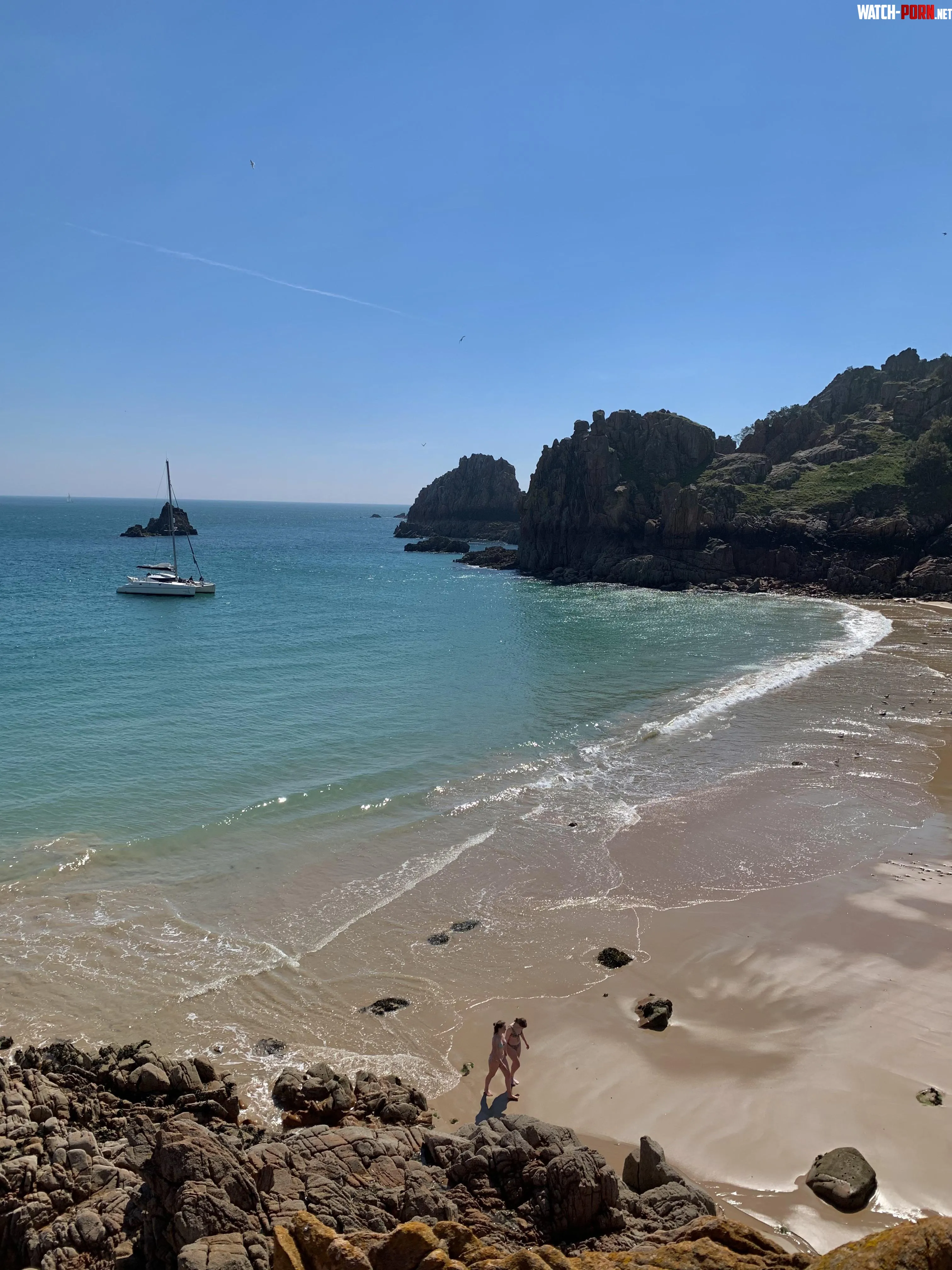 Beauport Beach Jersey Channel Islands by coconutstew