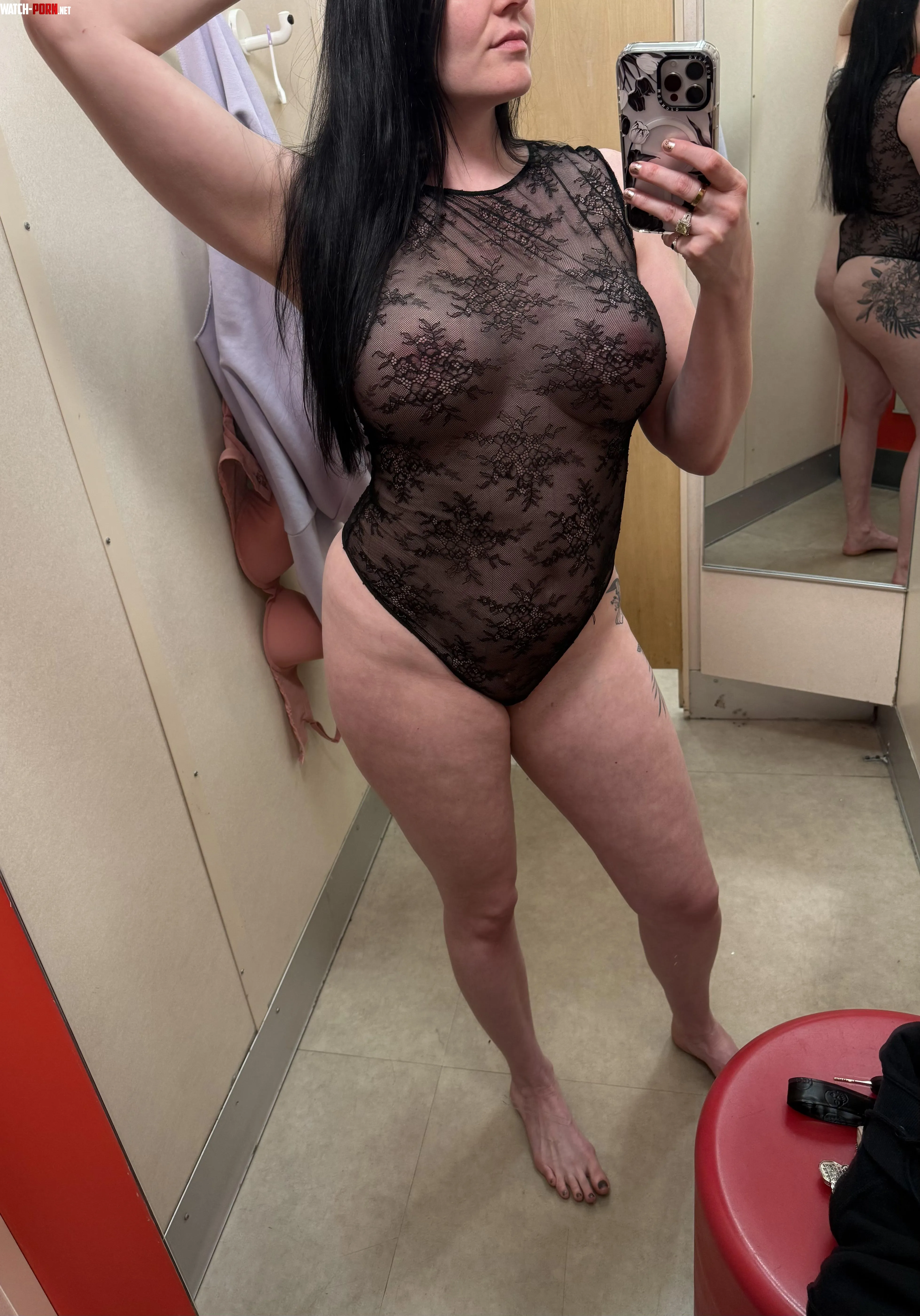 Another day another sheer bodysuit by Silver_Cup_7048