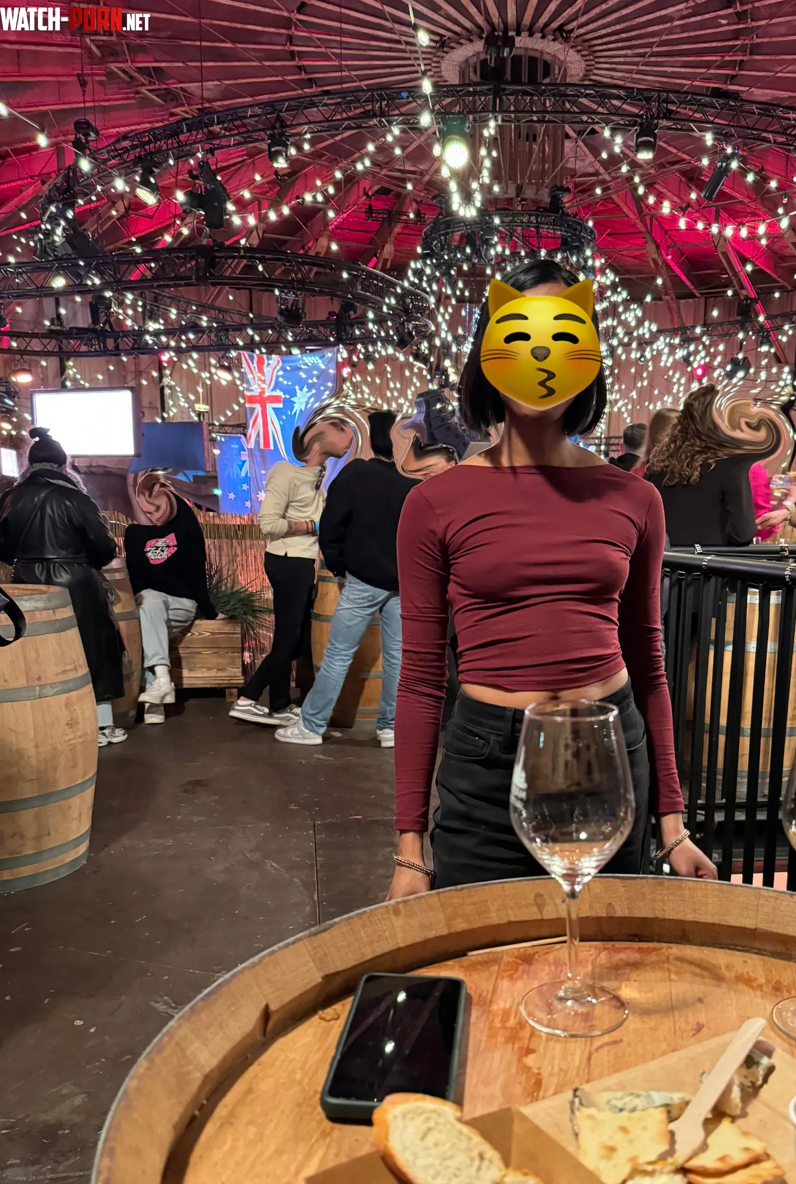 Braless at the wine festival by Hotchocolateandcream