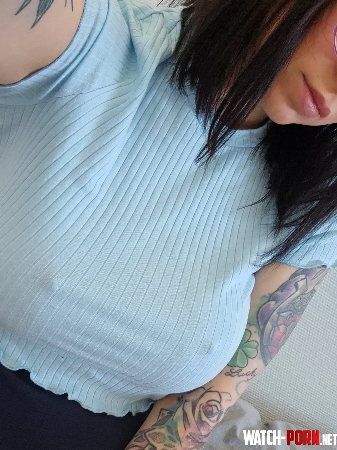 Pokies in my babyblue shirt by DizzyDora_