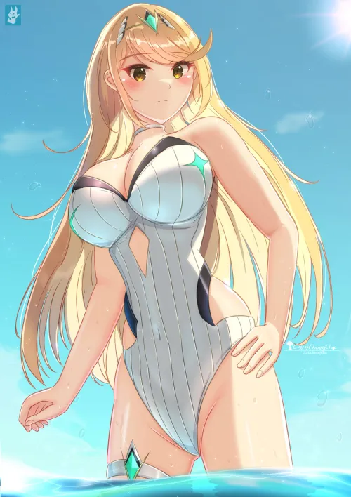 Thumbnail Mythra Xenoblade by McKnight94