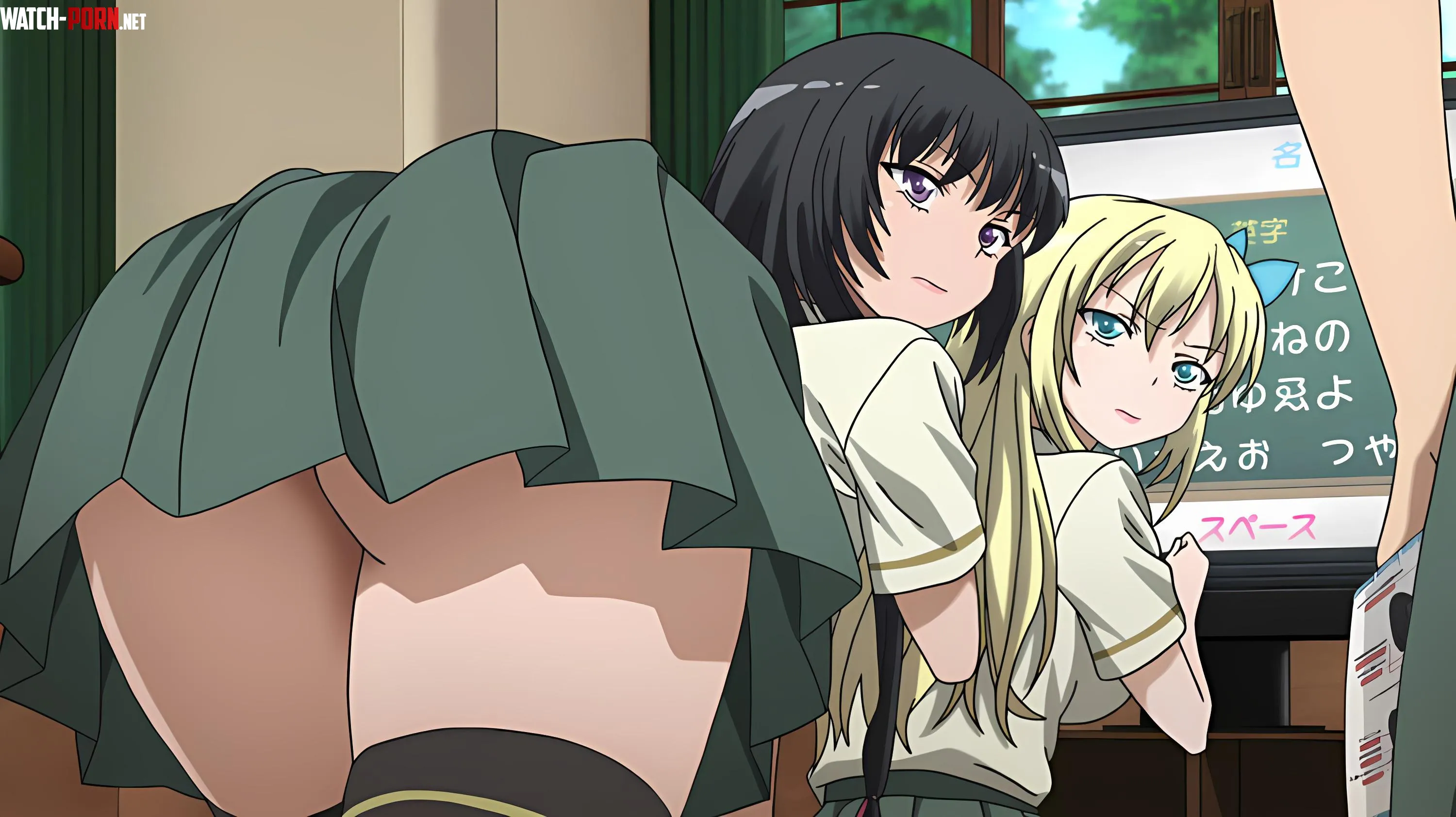 Yozoras going commando under there it seems Haganai by [deleted]