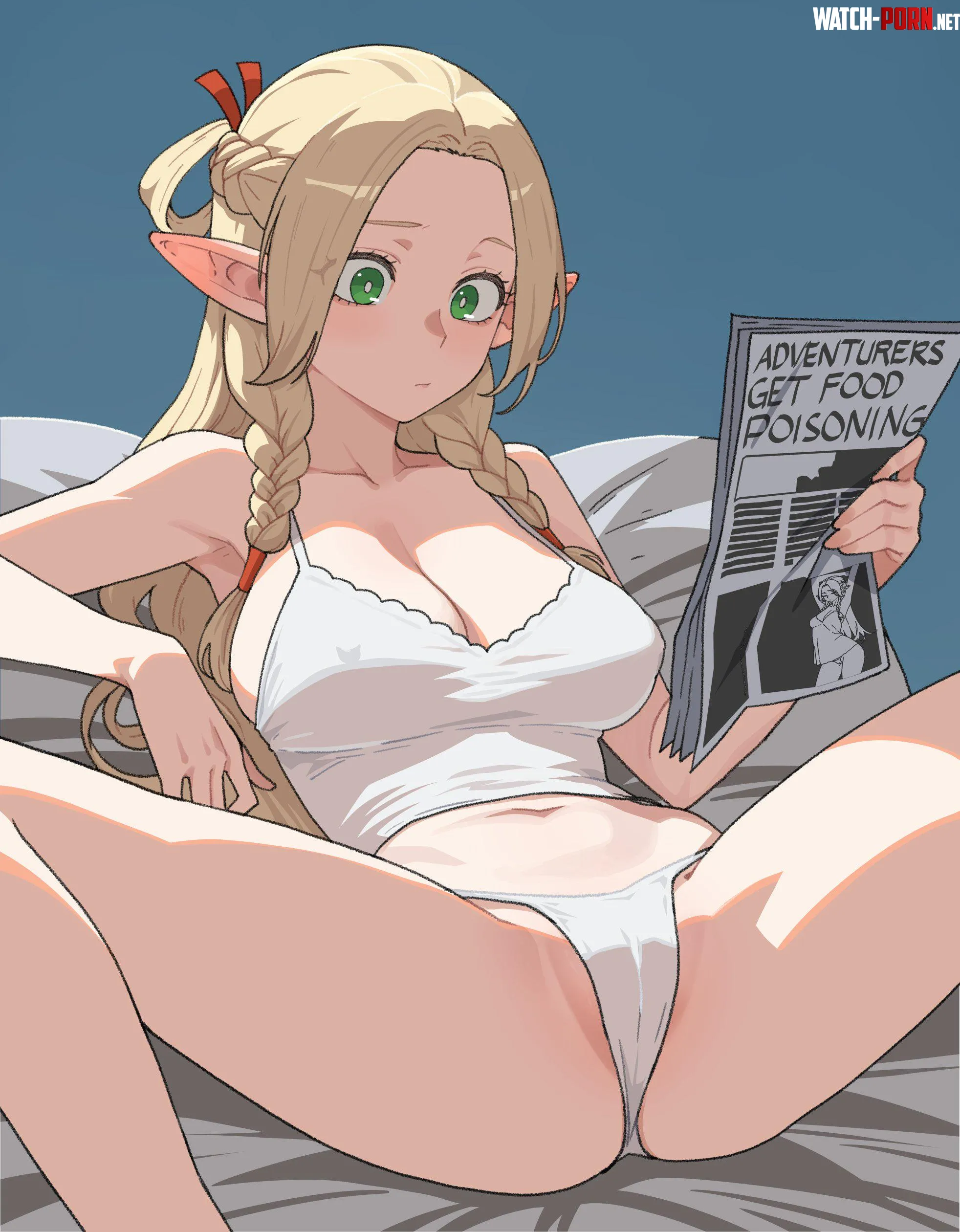 Marcille reading kuso otoko by Cream77700