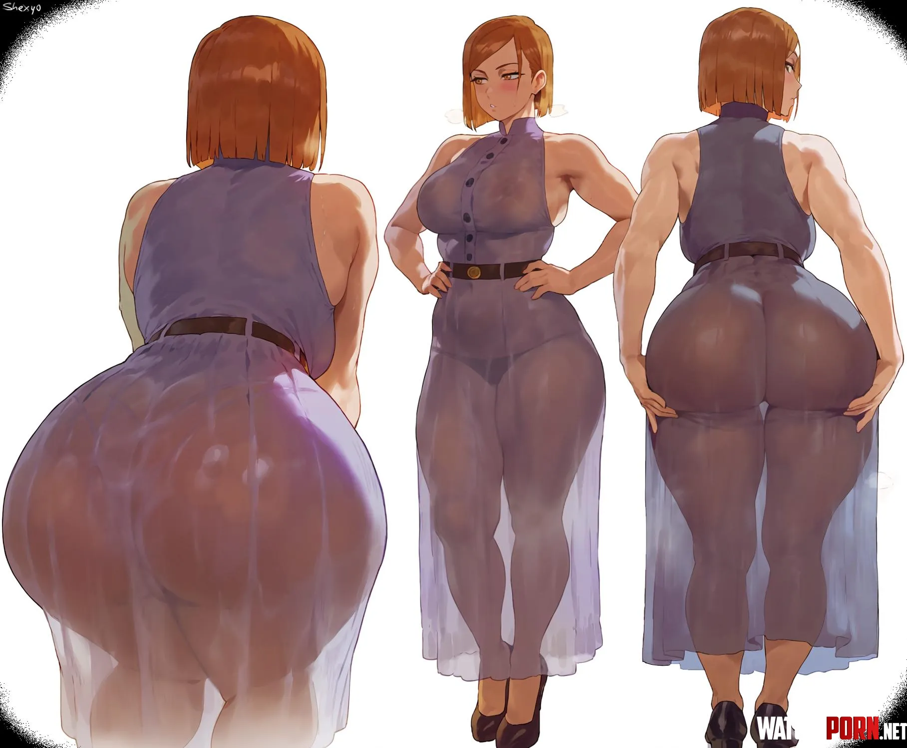 Nobaras huge veiled ass by KEKW2543