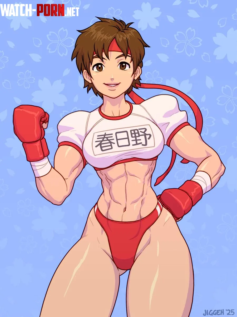 Street Fighter Sakura TheJiggeh by TheTMoneyMan