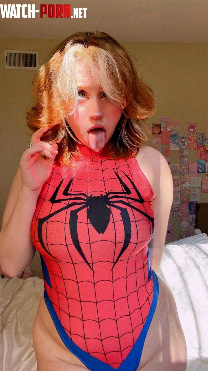 Spidey ahegao by Jadexkalopsia